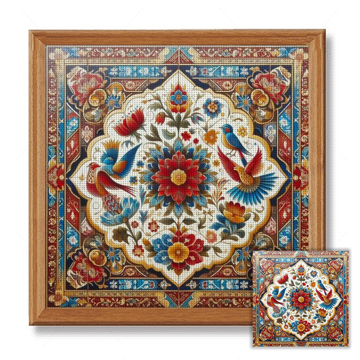 Embroidery Xmas - 1PC 30X30cm/11.8X11.8inch, Christmas, 11CT/14CT printed cross