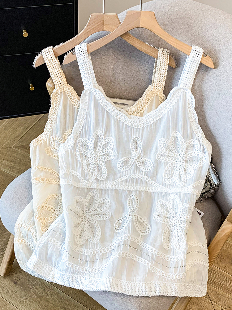Embroidery Vest - New Stylish Beaded Embroidery Lace Hook