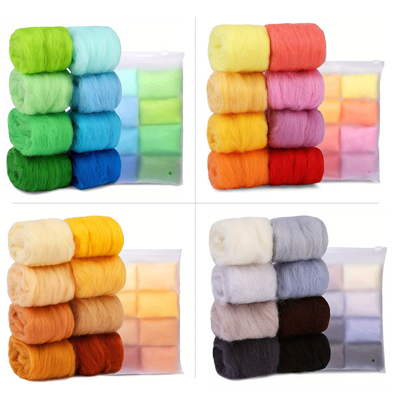 Felt Sheet Wool - 8PCS/Spring,Summer, Autumn and Winter Series Colorful