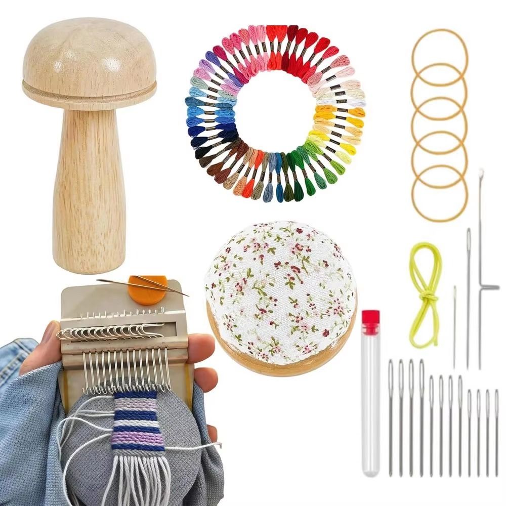 Embroidery Egg - DIY Crafts Sock Darning Kit Weaving