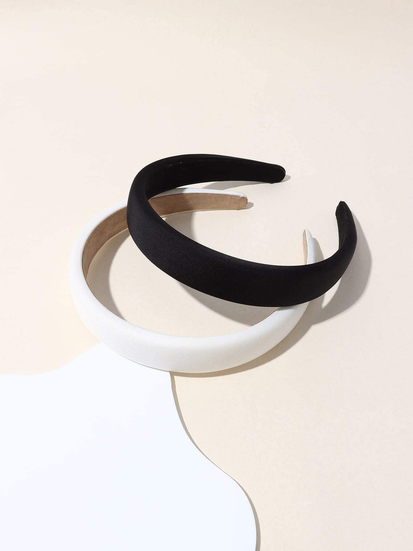 Embroidery Hoop - 2pcs Simple Solid Color Hairband For