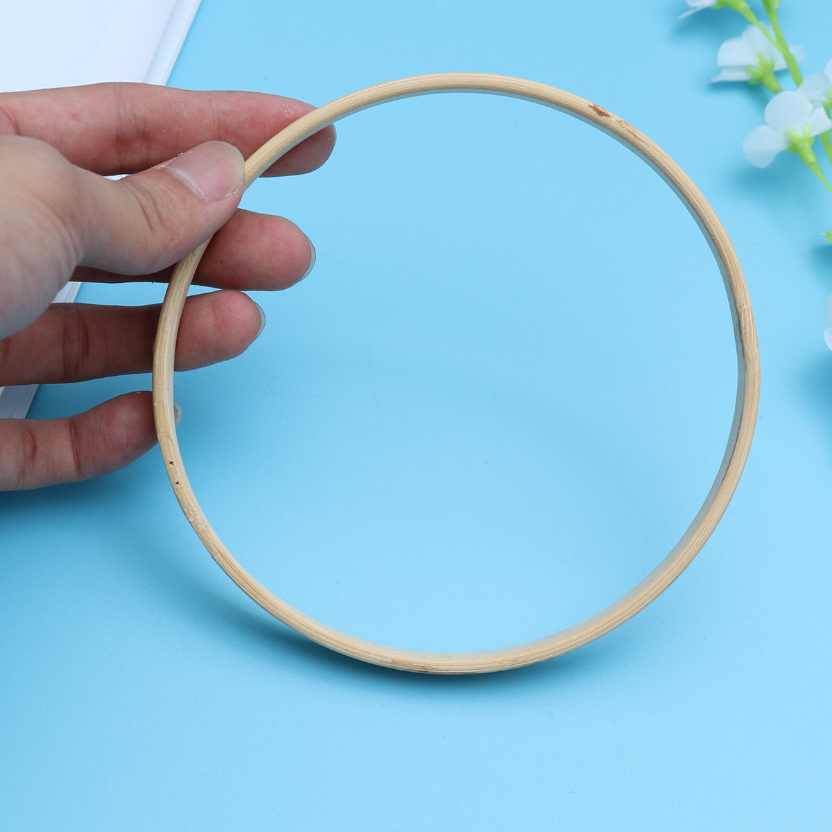 Embroidery Hoop - 13.1cm Bamboo Embroidery Circle Smooth Tight