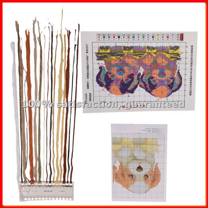 Embroidery Knit - DIY Hand Knitting Print Set Embroidery