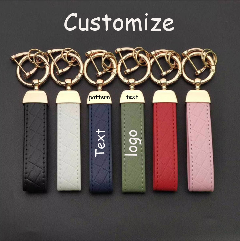 1/6/18PCS Leather KeyChain Cus – Embroidery Alphabet Bewertung und Preis
