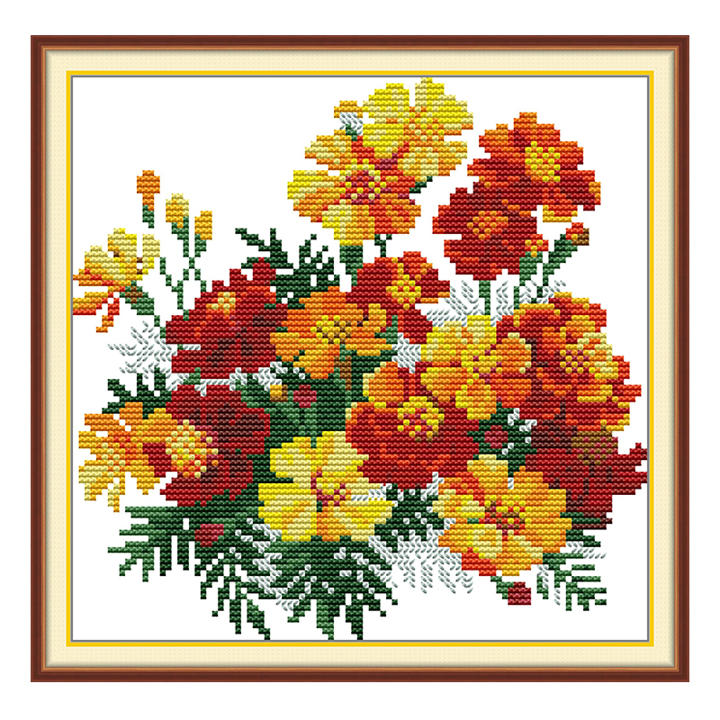 Little Yellow Flower Patterns  – Embroidery Yellow Flower Bewertung und Preis