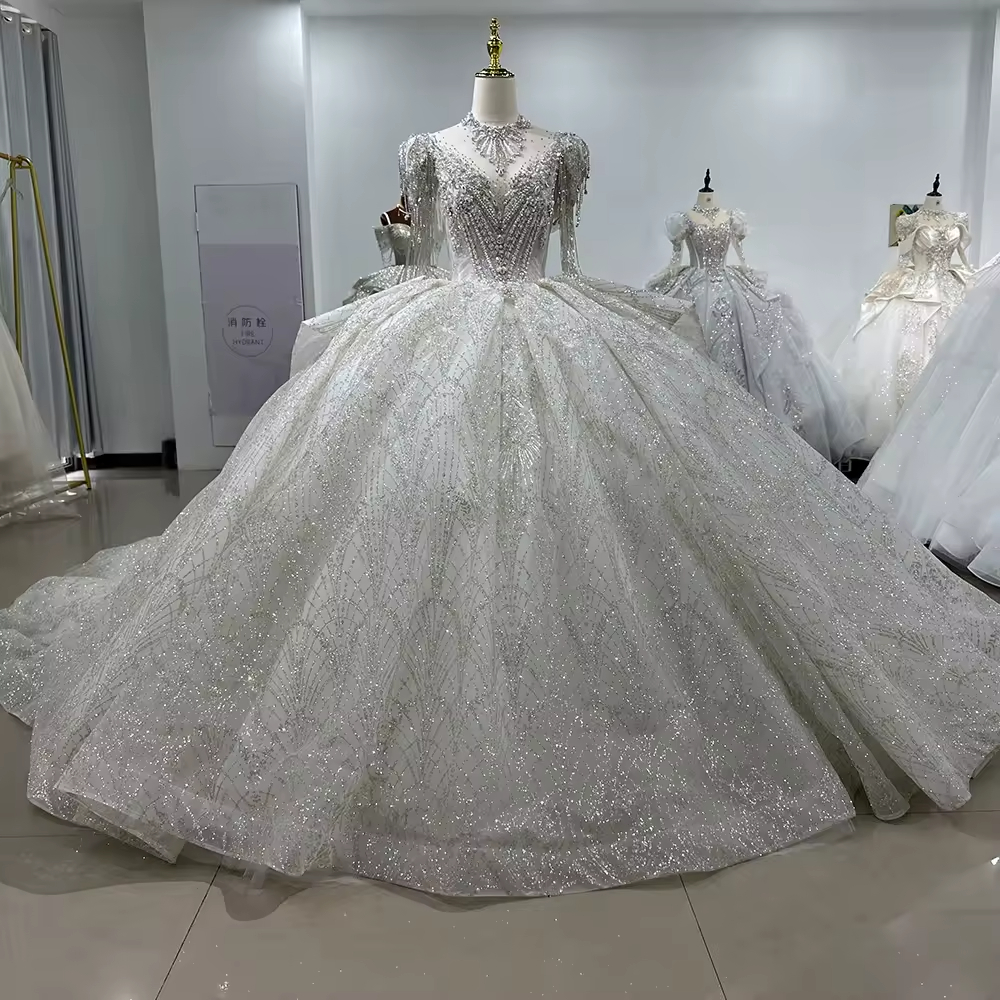 Bridal Wedding Dress Short Sle – Embroidery Organza Bewertung und Preis