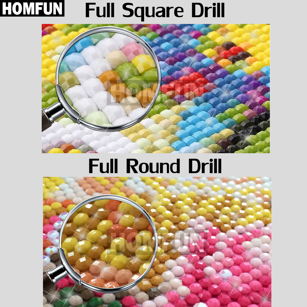 HOMFUN 5D DIY Diamond Painting – Embroidery Yellow Flower Bewertung und Preis
