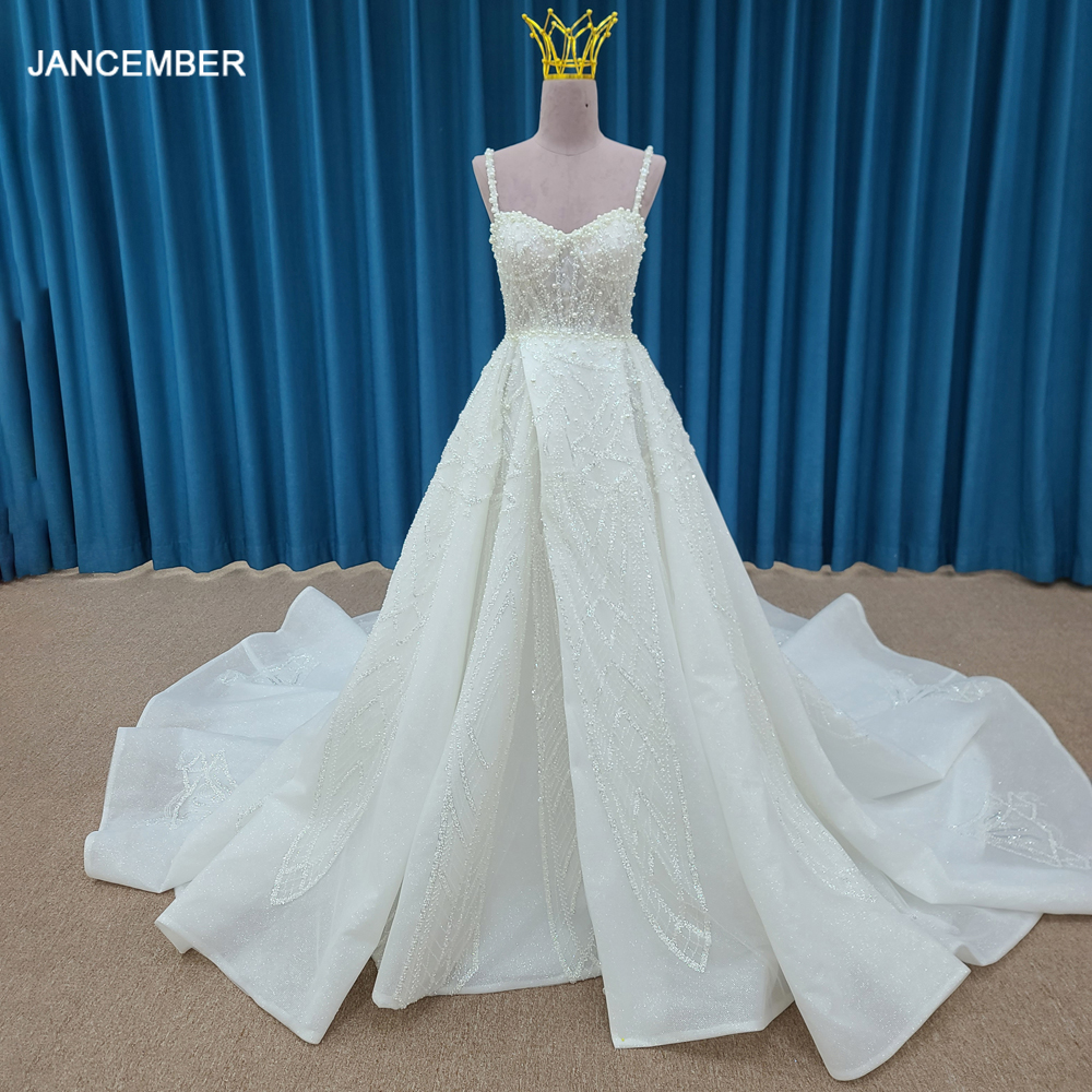 Brand New Classic Wedding Dres – Embroidery Organza Bewertung und Preis