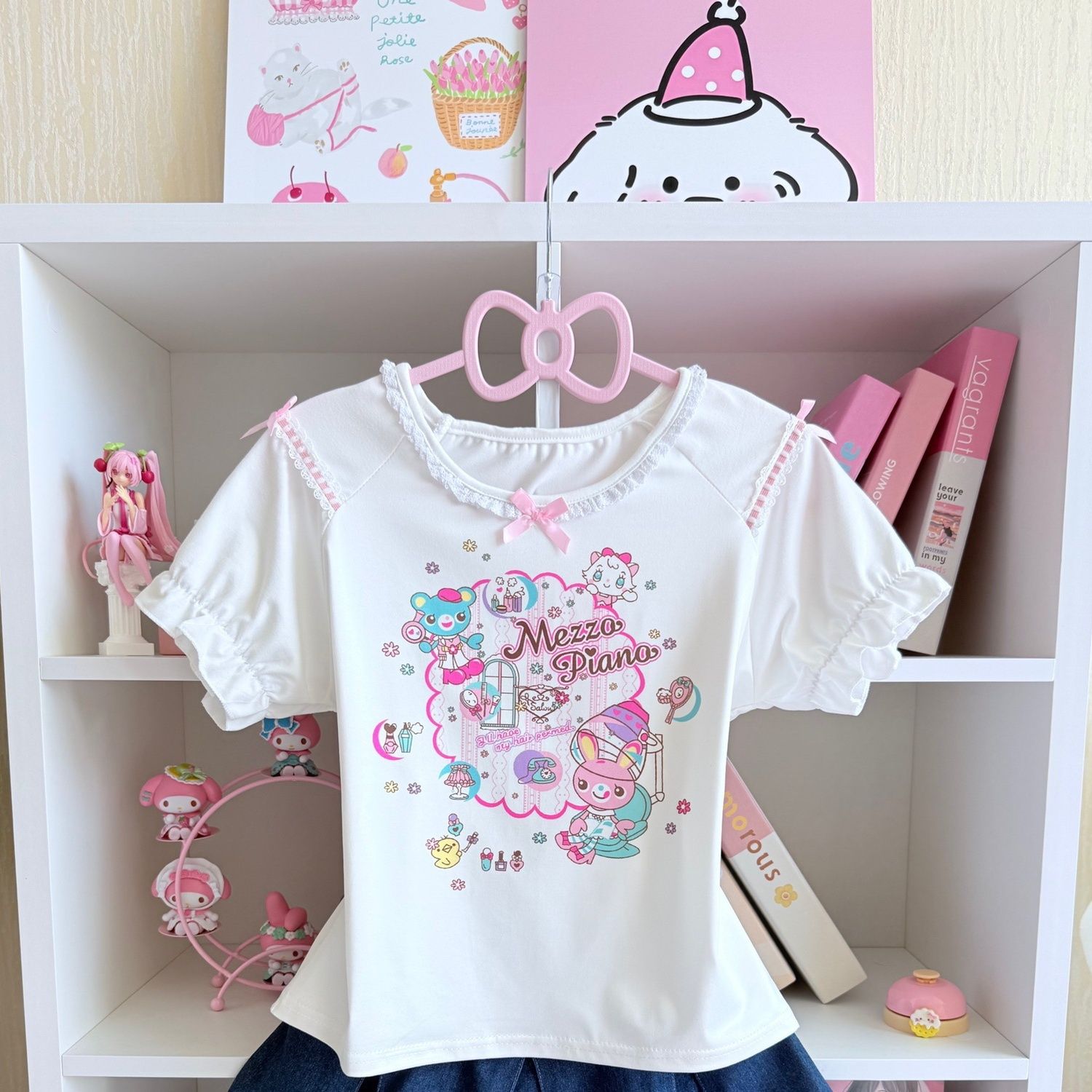 Japanese Sweet Skirt Sets Summ – Embroidery Blouse Bewertung und Preis