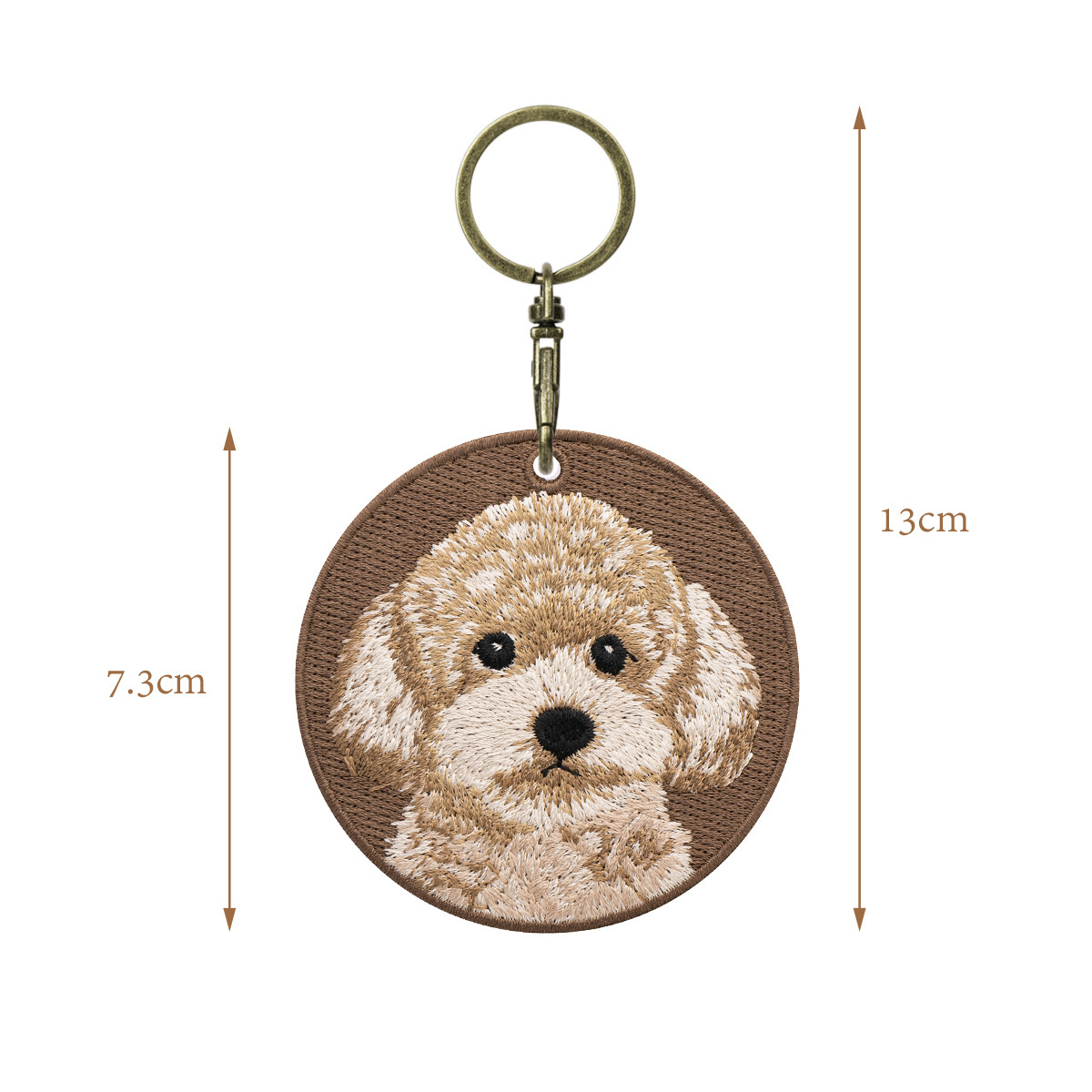1 Piece Embroidered Dog Patch  – Embroidery Xmas Bewertung und Preis