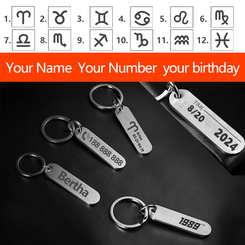 Customized Key Chains with Las – Embroidery Alphabet Bewertung und Preis