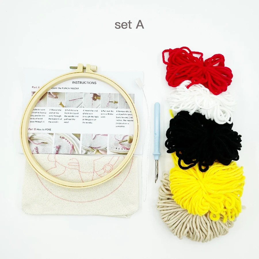Xmas Punch Needle Embroidery K – Embroidery Xmas Kits Bewertung und Preis