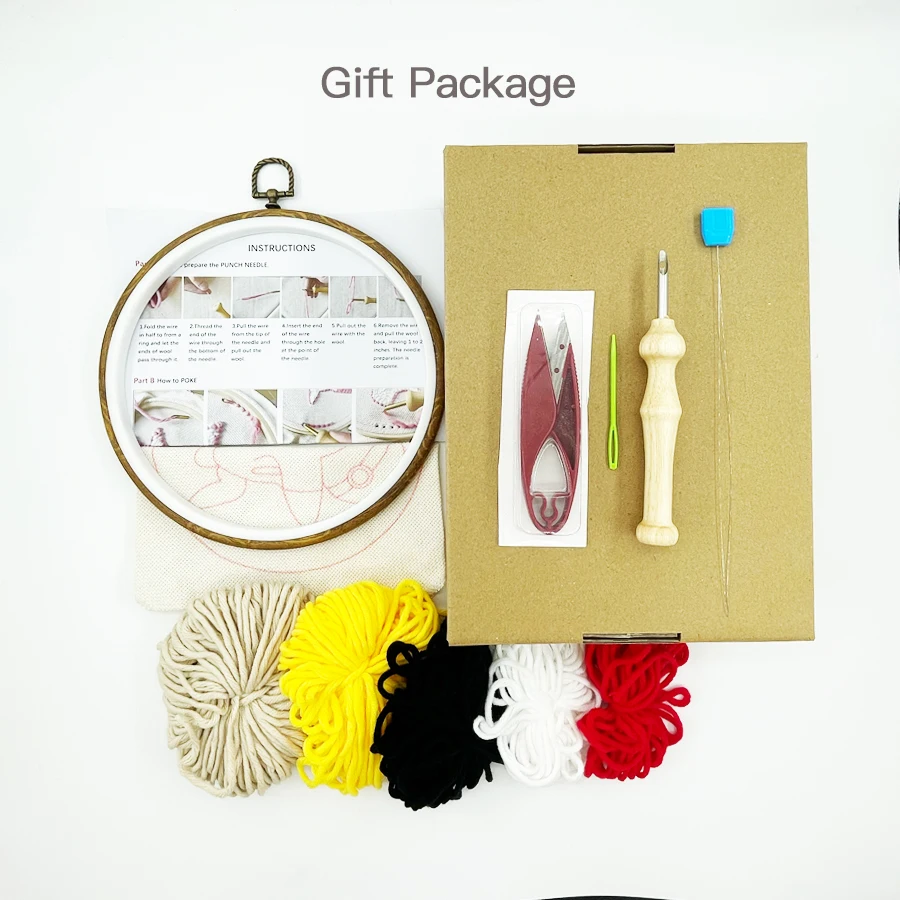 Xmas Punch Needle Embroidery K – Embroidery Xmas Kits Bewertung und Preis