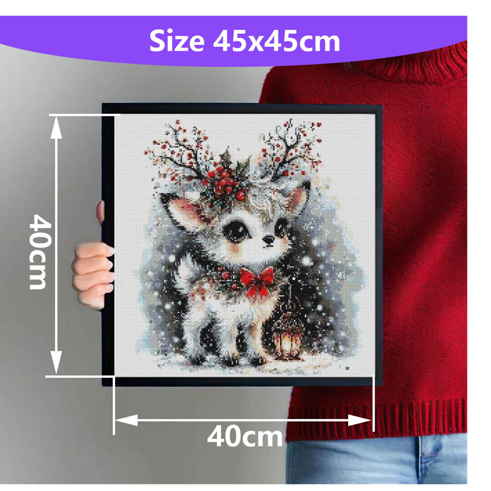 Full Drill Diamond Embroidery  – Embroidery Xmas Kits Bewertung und Preis
