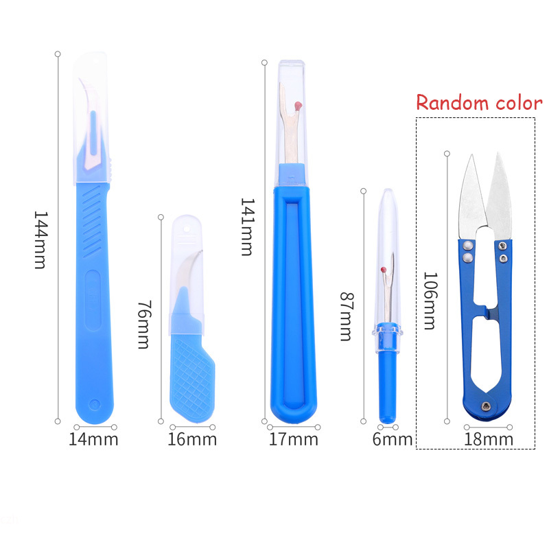 5Pcs Blue Sewing Ripper Kit wi – Embroidery Thread Bewertung und Preis