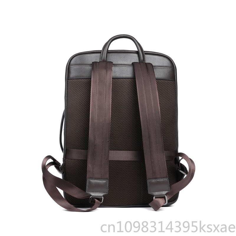 Men's Top Grain Leather Backpa – Embroidery Thread Bewertung und Preis