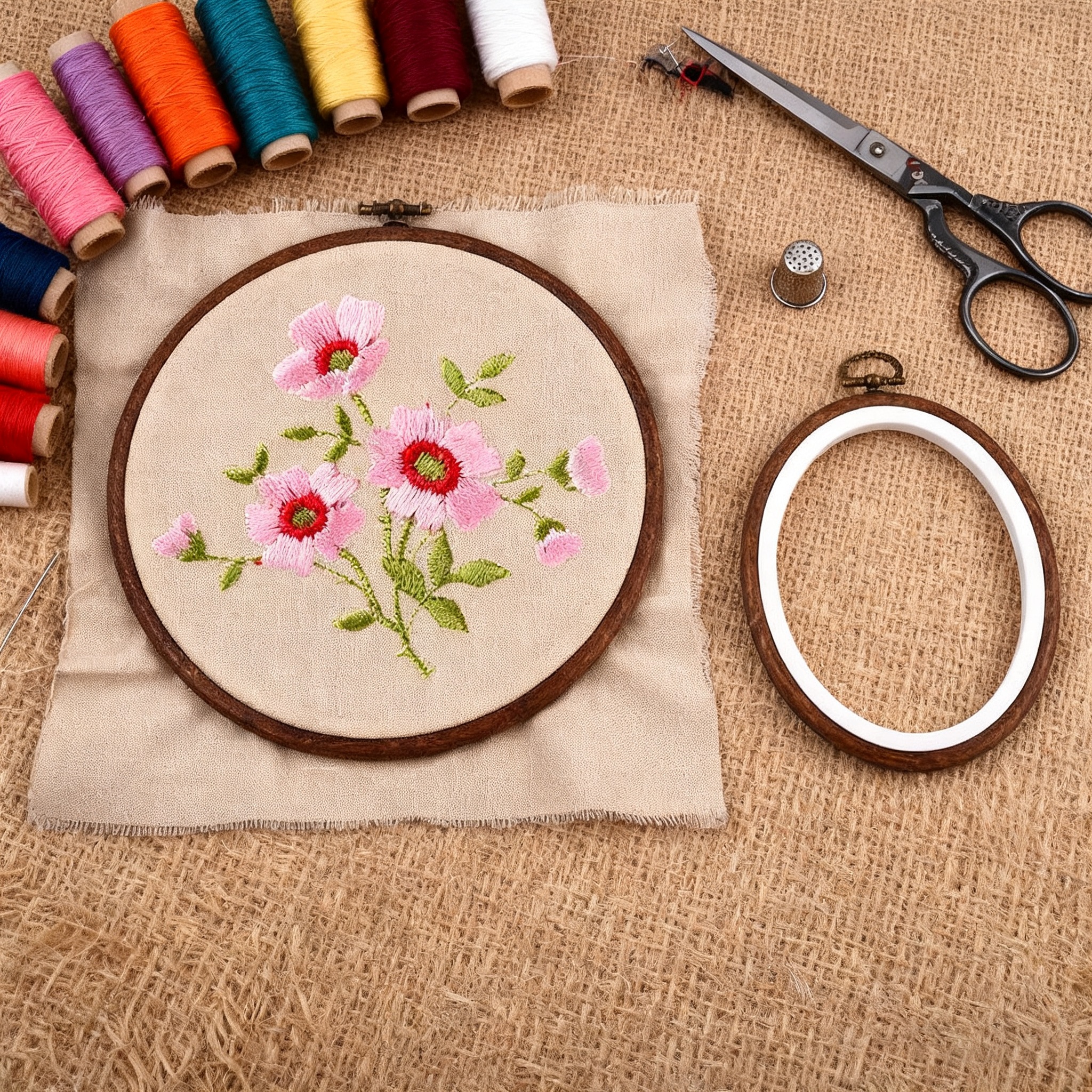 10PCS Sewing Tool Round Oval I – Embroidery Hoop Bewertung und Preis