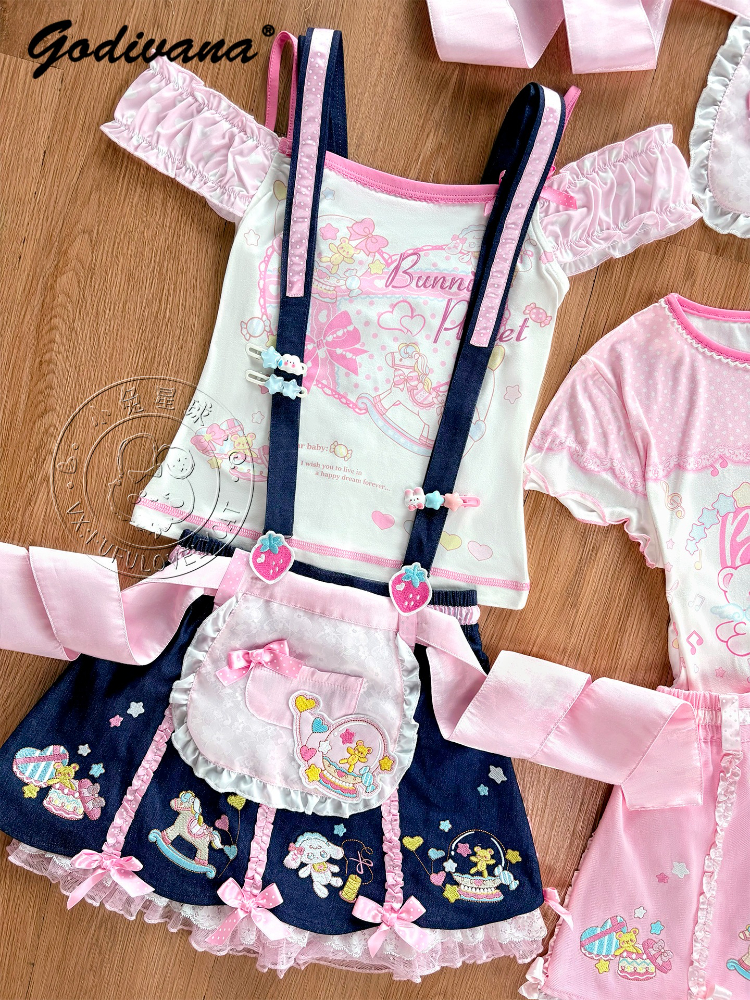 Lolita Daughters Clothes Cute  – Embroidery Blouse Bewertung und Preis