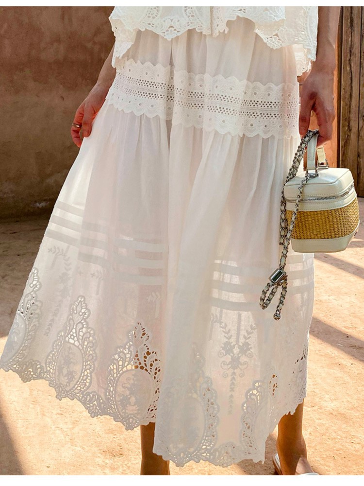Bohemian White Square-neck Ves – Embroidery Vest Bewertung und Preis
