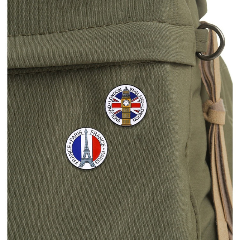 Creative Europe Travel Brooch  – Embroidery Initials Bewertung und Preis