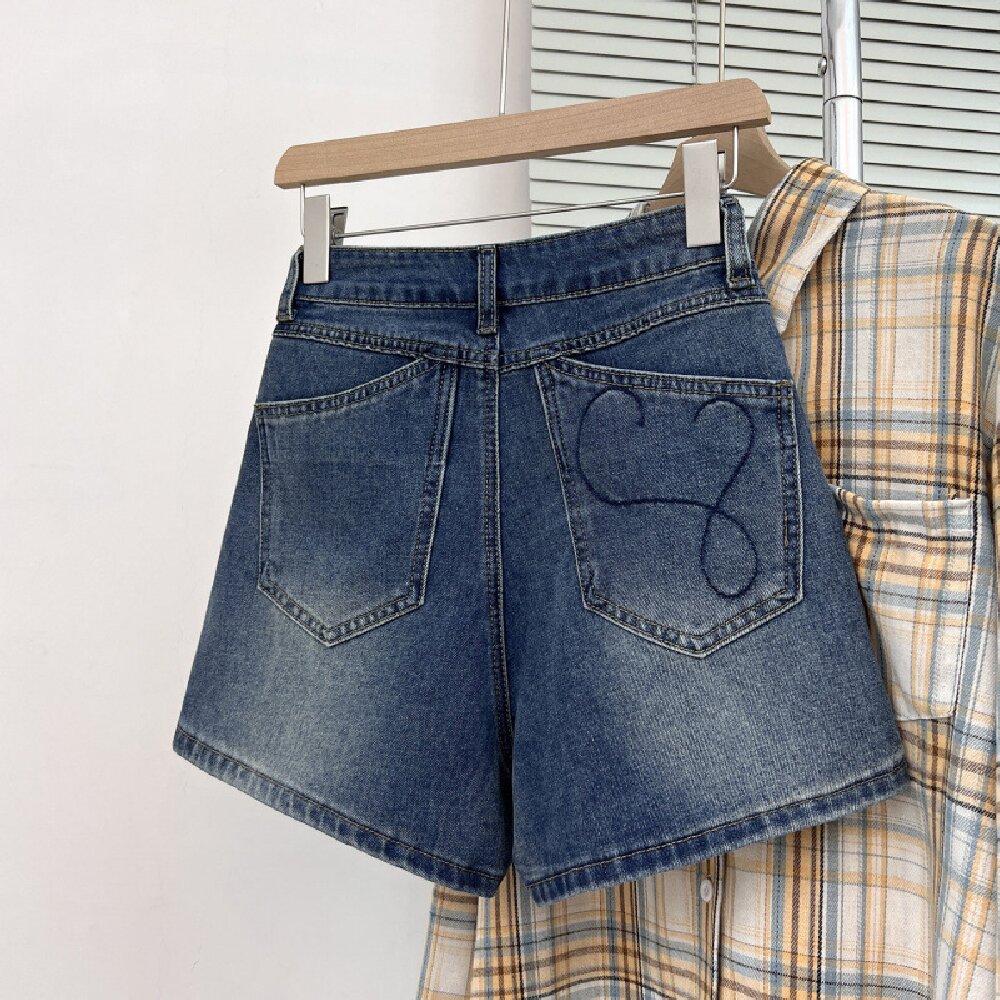 Vintage Embroidered Denim Shor – Embroidery Jeans Bewertung und Preis