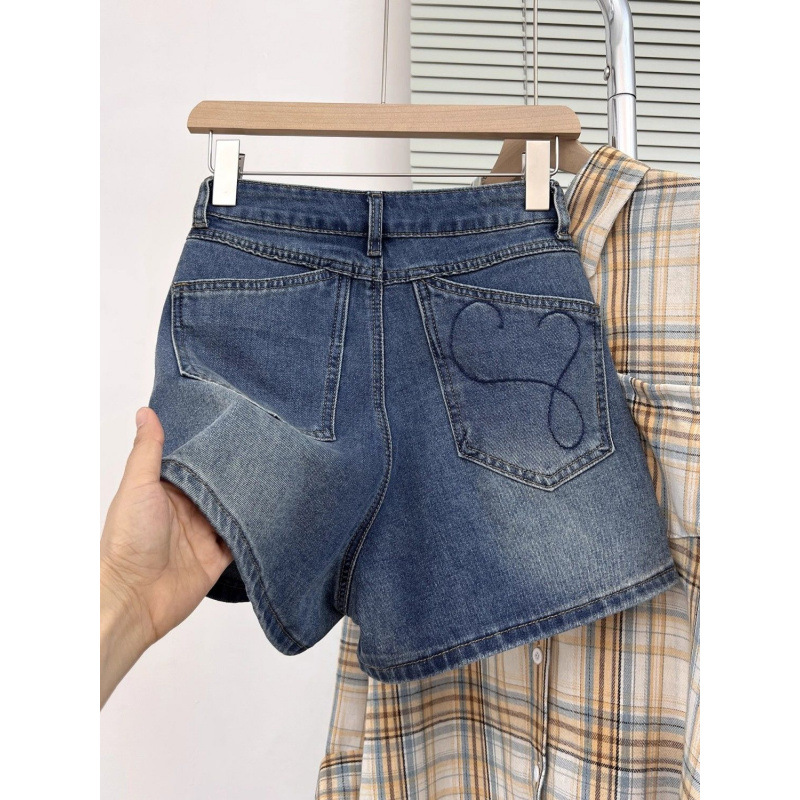 Vintage Embroidered Denim Shor – Embroidery Jeans Bewertung und Preis