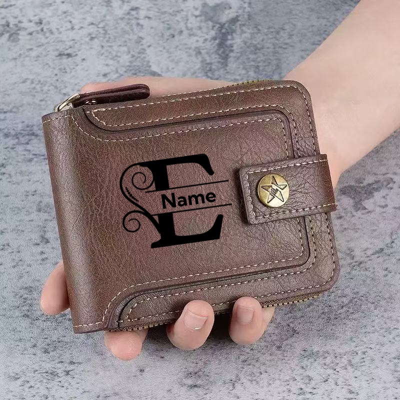 Men's Custom Wallet - Personal – Embroidery Alphabet Bewertung und Preis