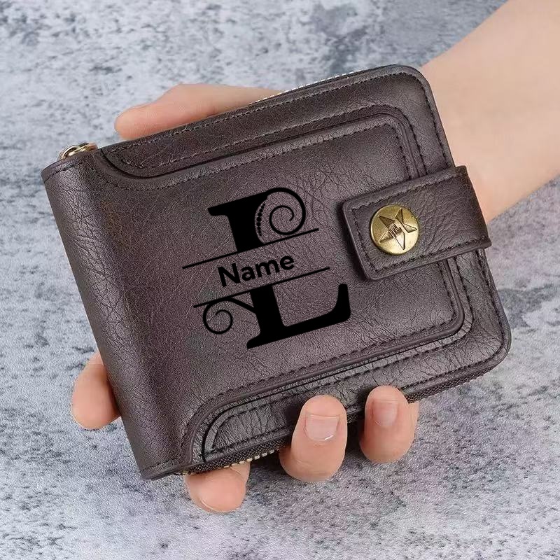 Men's Custom Wallet - Personal – Embroidery Alphabet Bewertung und Preis