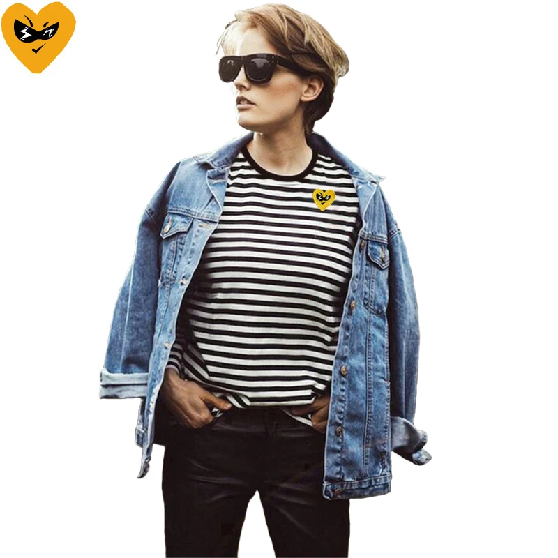 Break Egg Women Striped T-Shir – Embroidery Egg Bewertung und Preis