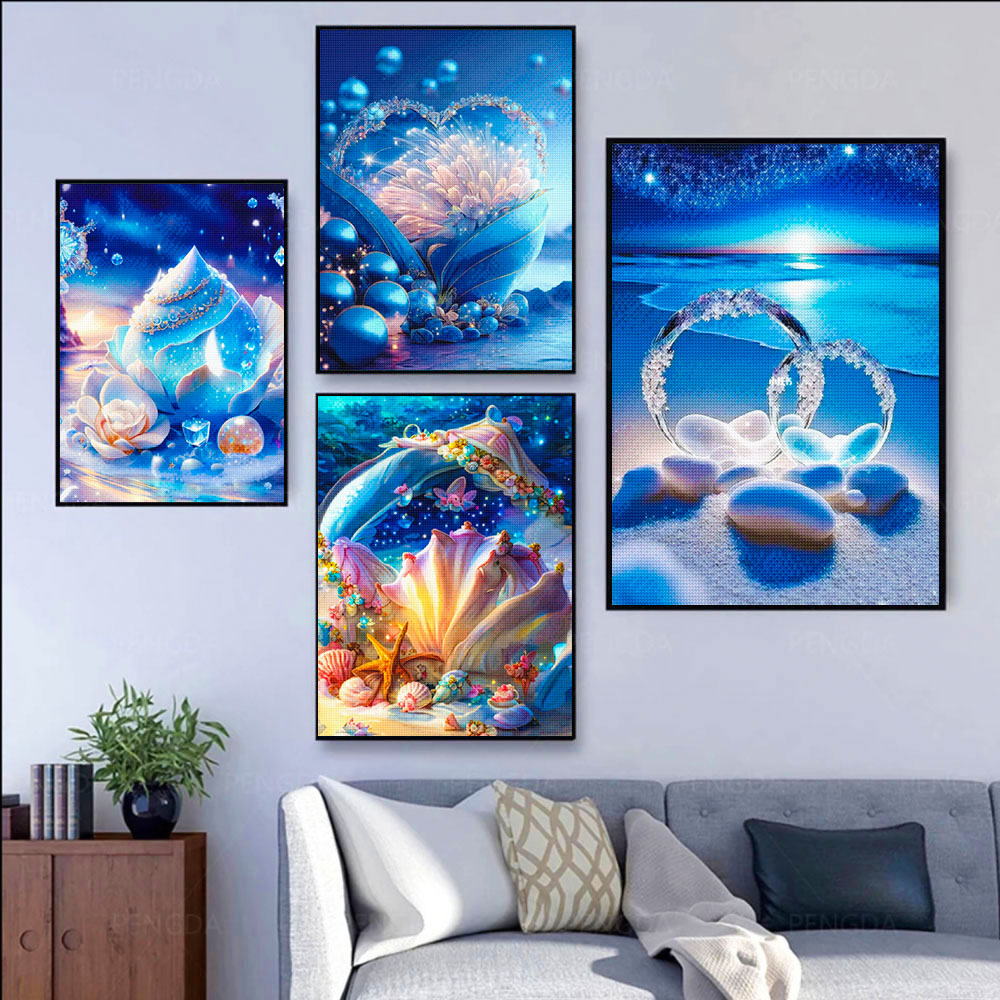5D DIY Seaside Landscape Diamo – Embroidery Kit Set Bewertung und Preis