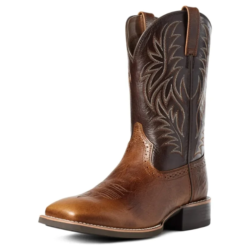 Men High Boots Embroidery Retr – Embroidery Thread Bewertung und Preis