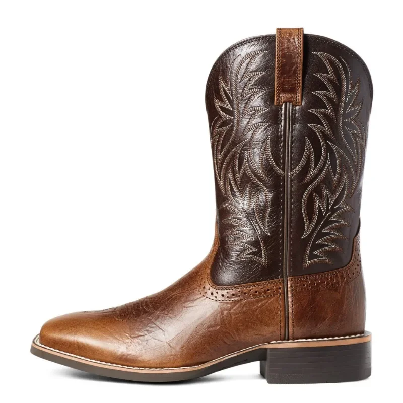 Men High Boots Embroidery Retr – Embroidery Thread Bewertung und Preis