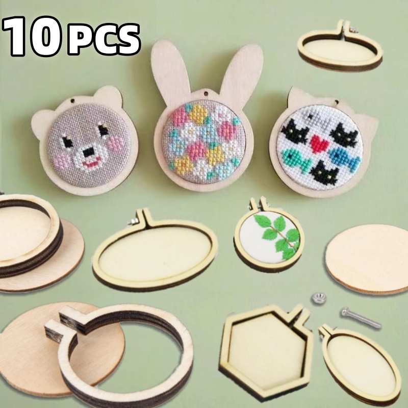 10PCS Mini Embroidery Hoop Woo – Embroidery Hoop Bewertung und Preis