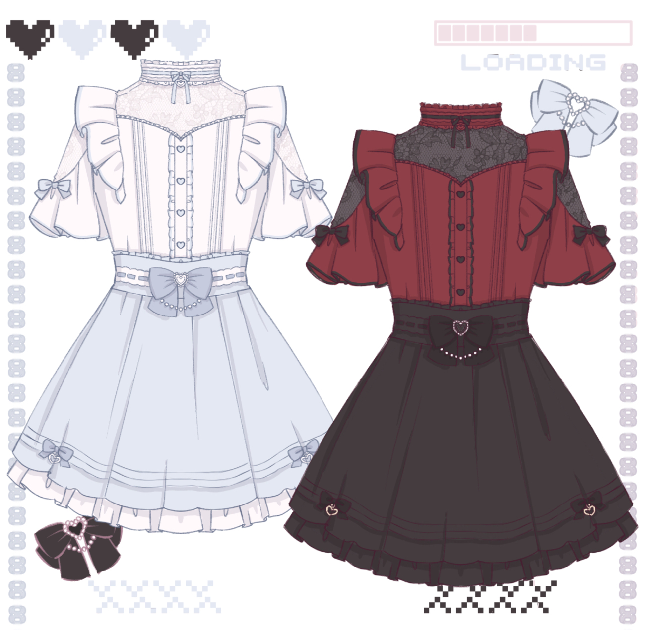 Japanese Rojita Mine Gothic St – Embroidery Blouse Bewertung und Preis