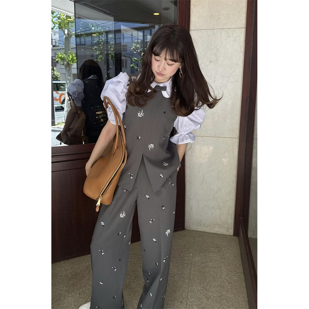 Japanese Style Retro Garden Se – Embroidery Vest Bewertung und Preis