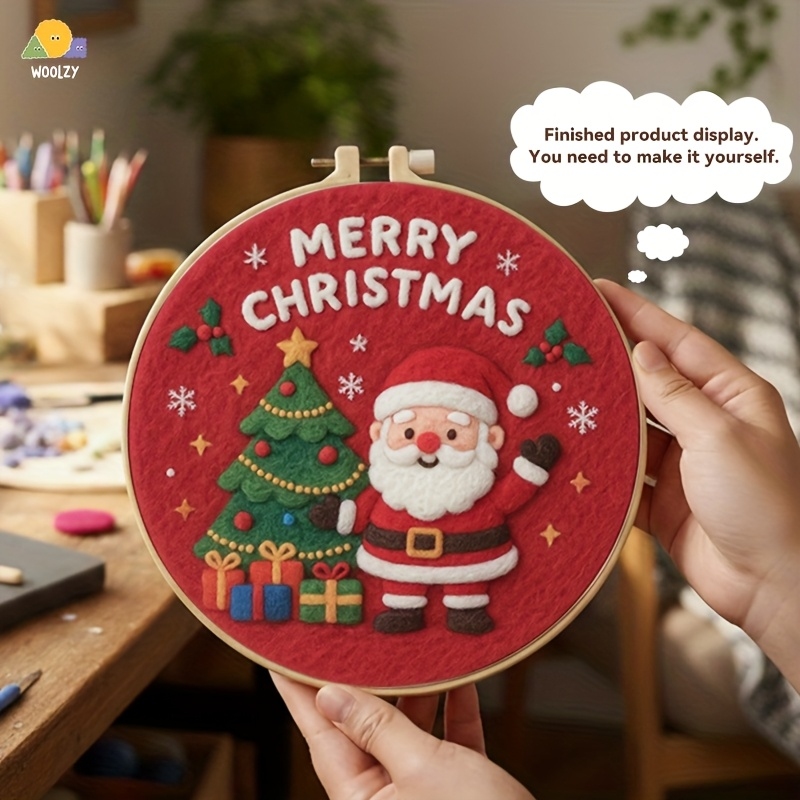 Santa & Christmas Tree Felt Em – Embroidery Xmas Kits Bewertung und Preis