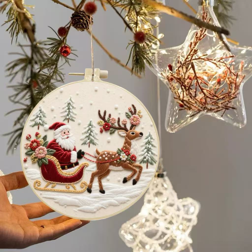 A complete Christmas reindeer  – Embroidery Xmas Bewertung und Preis