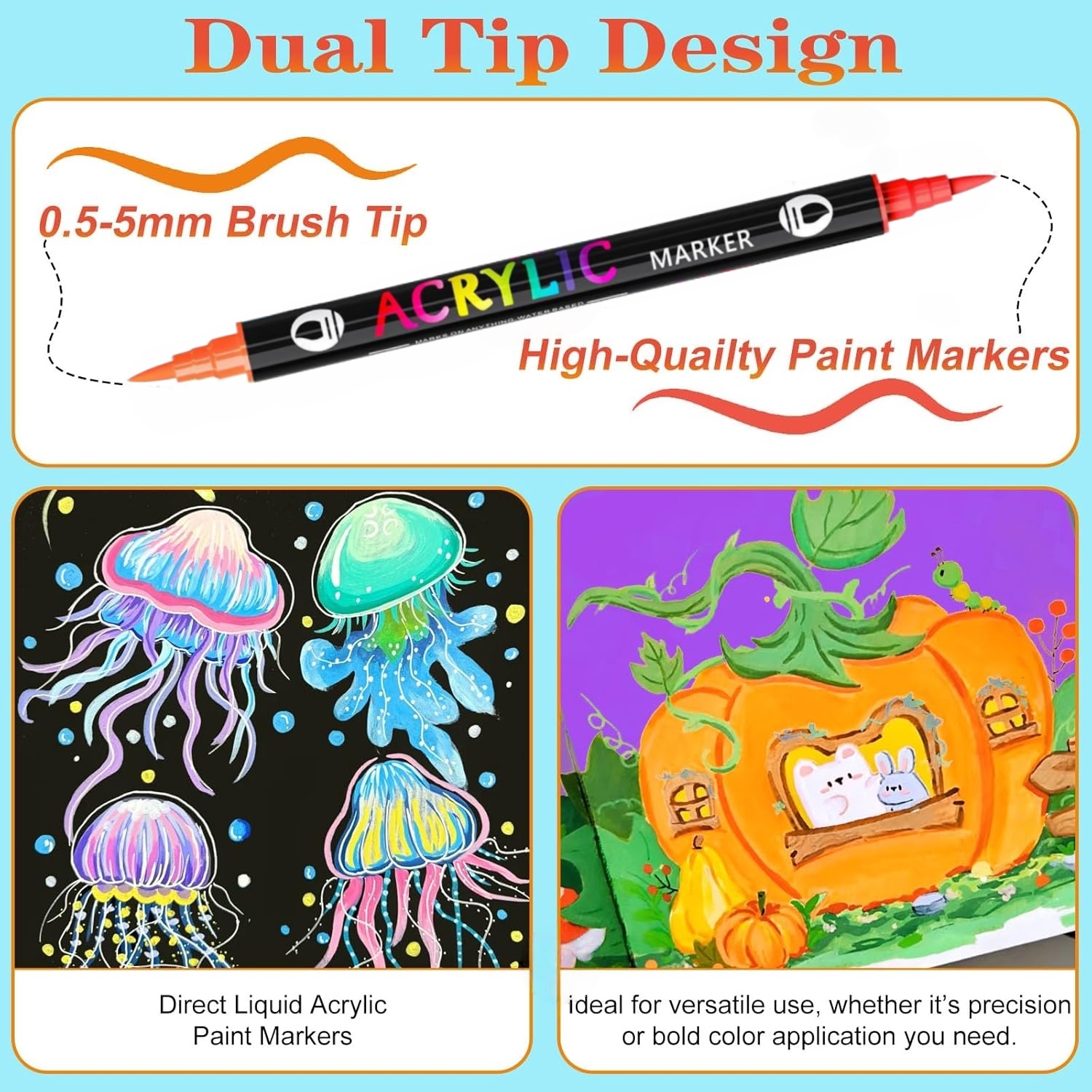 Acrylic Paint Markers,Dual tip – Embroidery Egg Bewertung und Preis