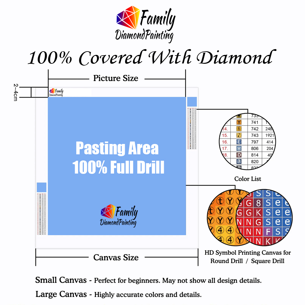 Diamond Painting Family Full F – Embroidery Egg Bewertung und Preis