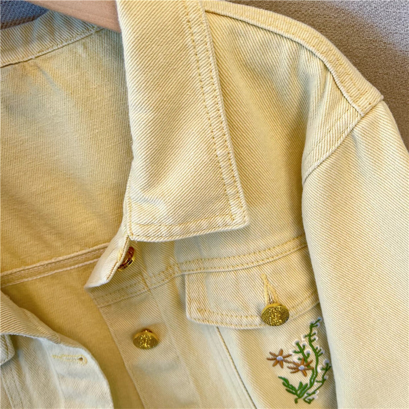 Korean Vintage Flower Embroide – Embroidery Yellow Flower Bewertung und Preis