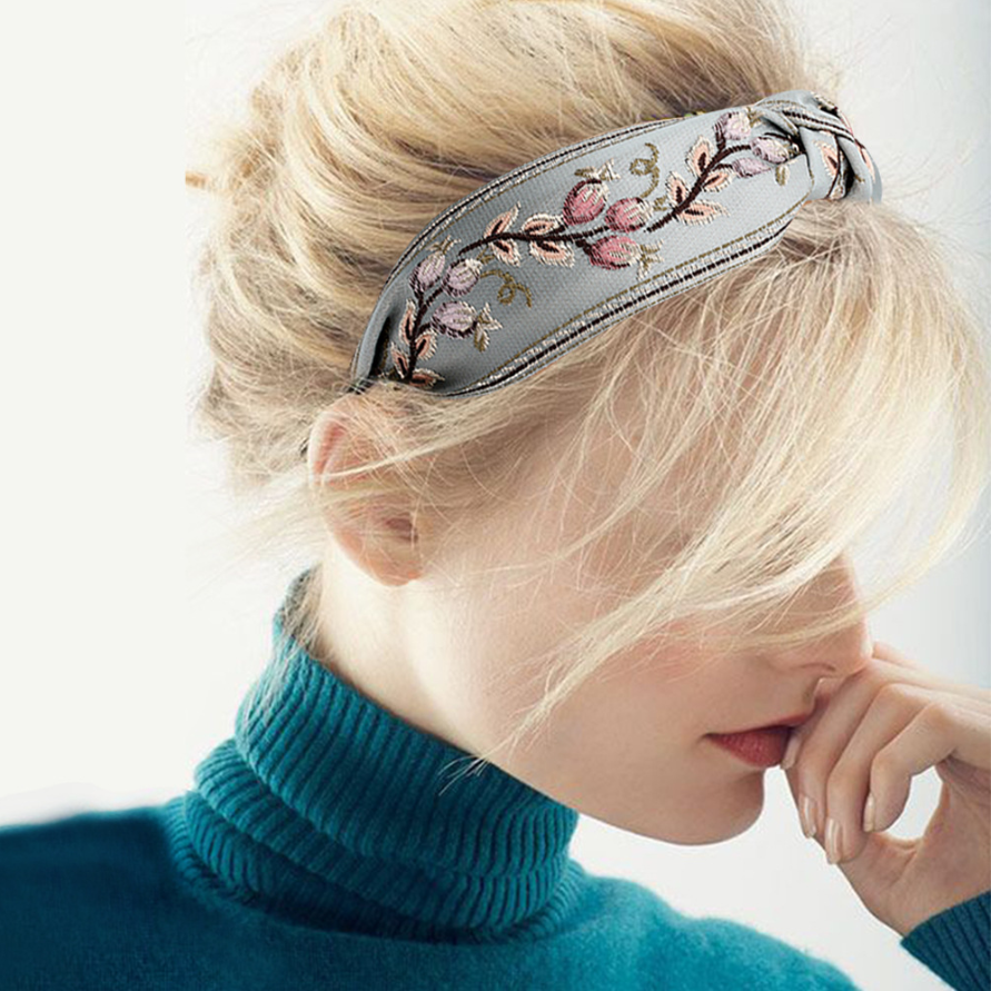 New Retro Knotted Headband For – Embroidery Hoop Bewertung und Preis