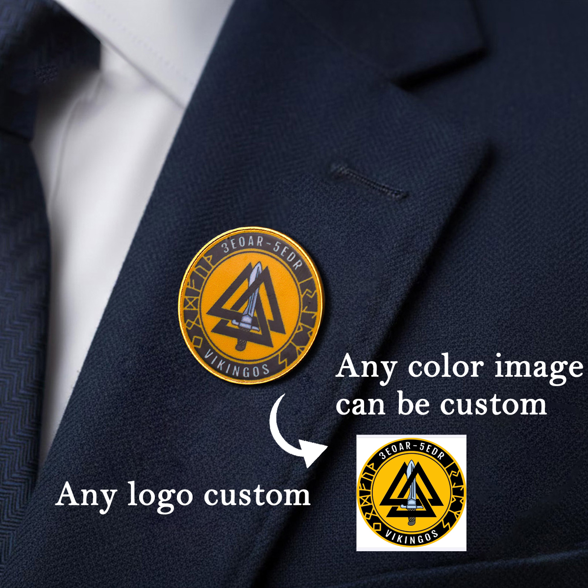 Custom Any Shape Logo Badge Co – Embroidery Initials Bewertung und Preis