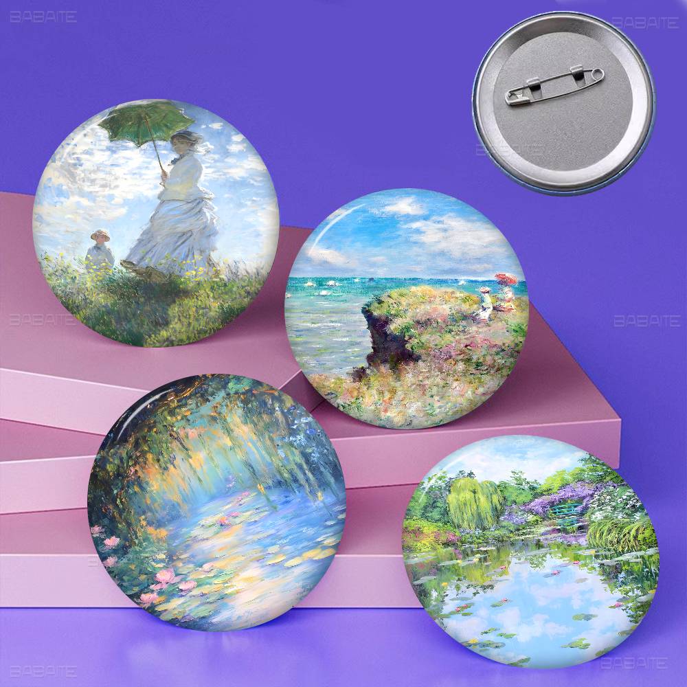 Famous Monet Modem Abstract La – Embroidery Initials Bewertung und Preis