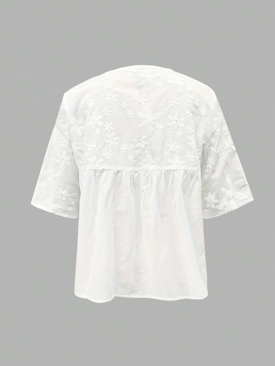 Womens Floral Embroidery Round – Embroidery Blouse Bewertung und Preis
