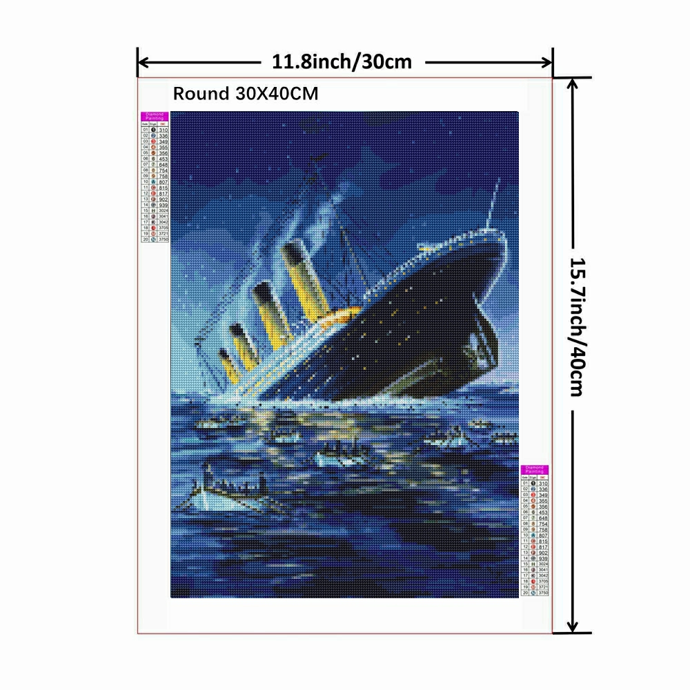 The Titanic Diamond Painting F – Embroidery Kit Set Bewertung und Preis