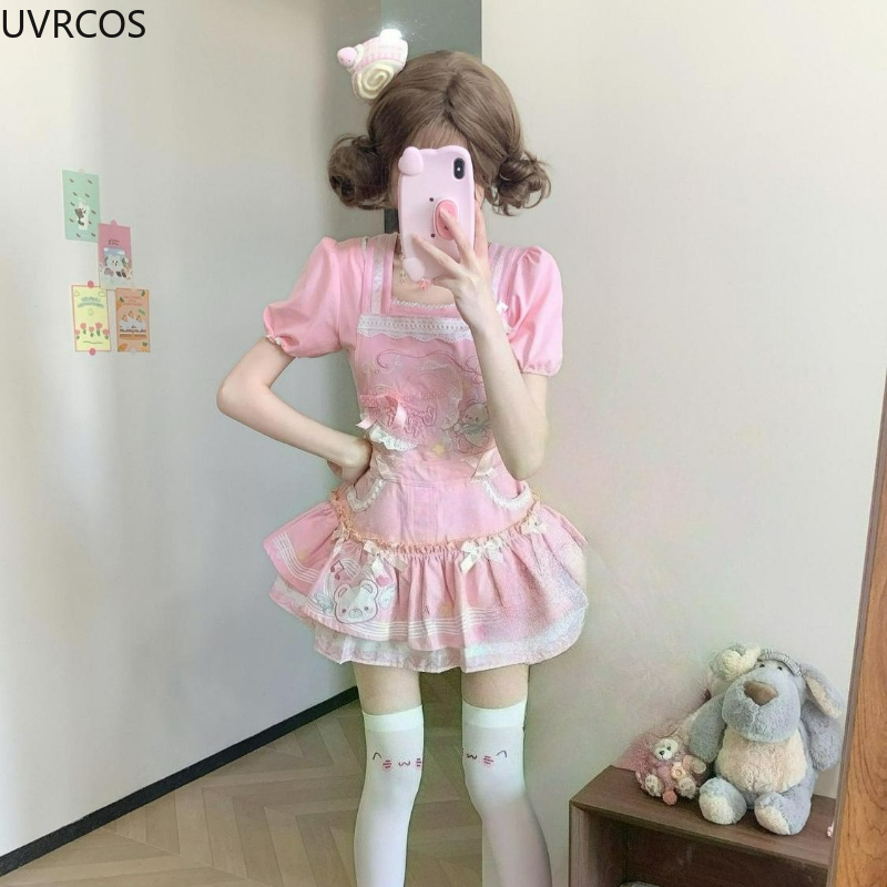 Japanese Kawaii Cute Lolita St – Embroidery Blouse Bewertung und Preis