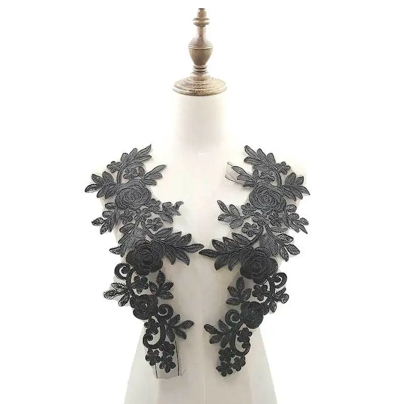 Elegant Embroidery Applique Fa – Embroidery Organza Bewertung und Preis