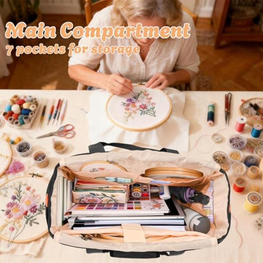 CROTIRAD Embroidery Bag Organi – Embroidery Hoop Bewertung und Preis