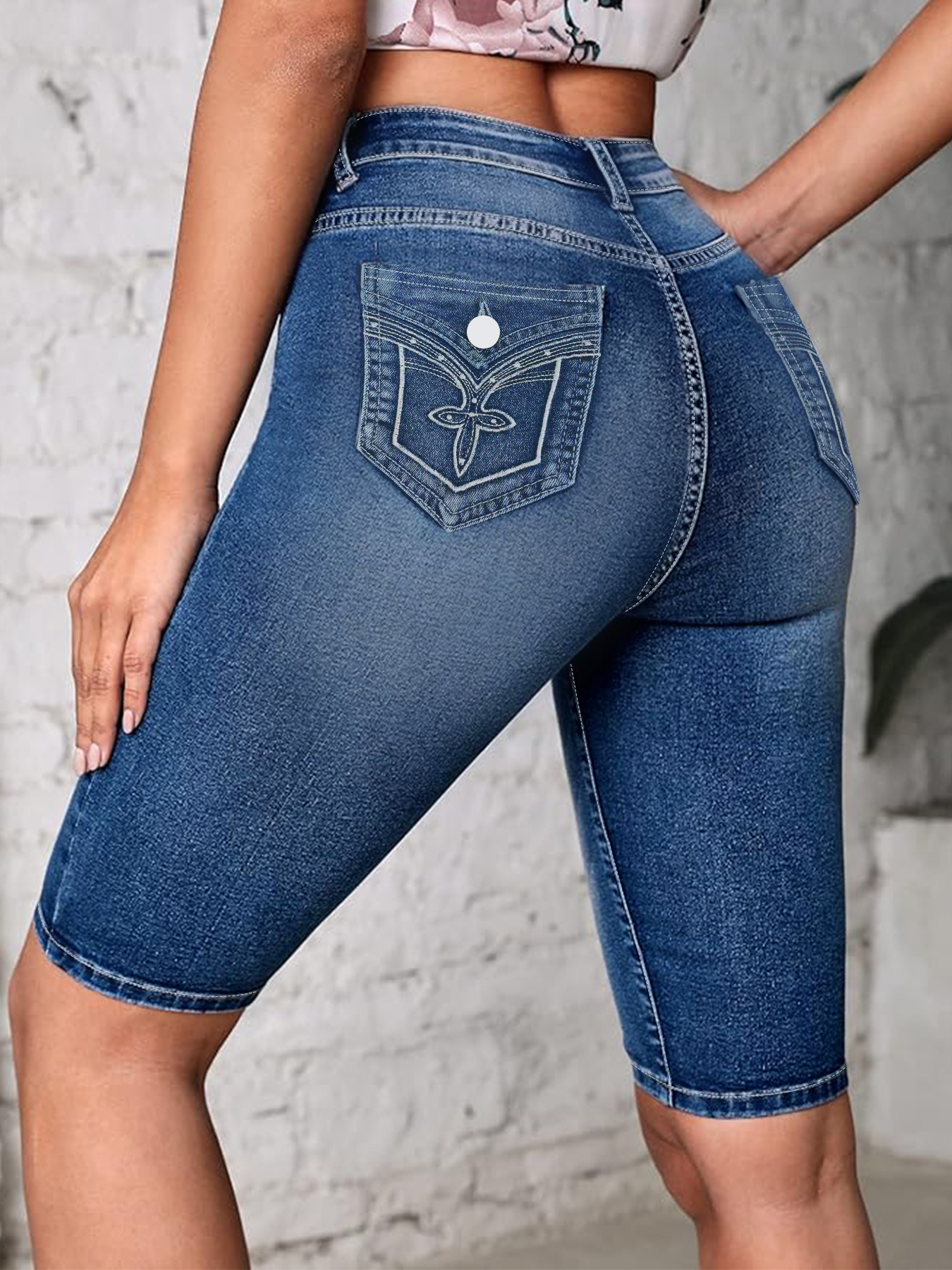 plus Size High Waist Denim Jea – Embroidery Jeans Bewertung und Preis