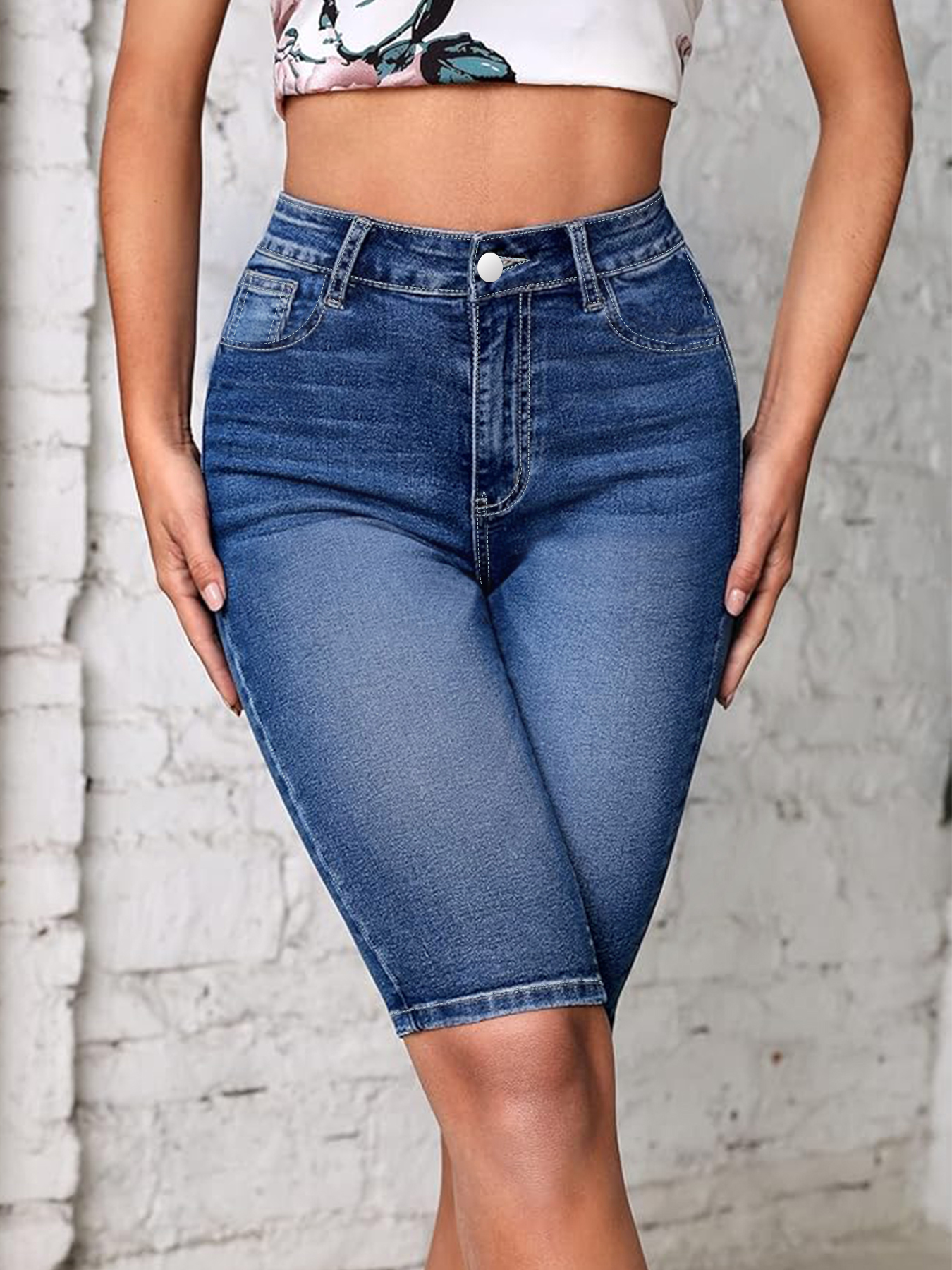 plus Size High Waist Denim Jea – Embroidery Jeans Bewertung und Preis
